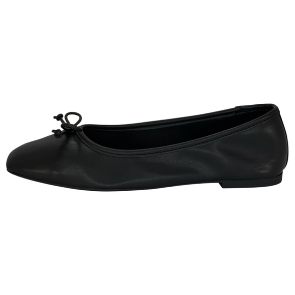 On 34th Naomie Black Faux Leather Womens Flats Size 5M - Picture 3 of 10